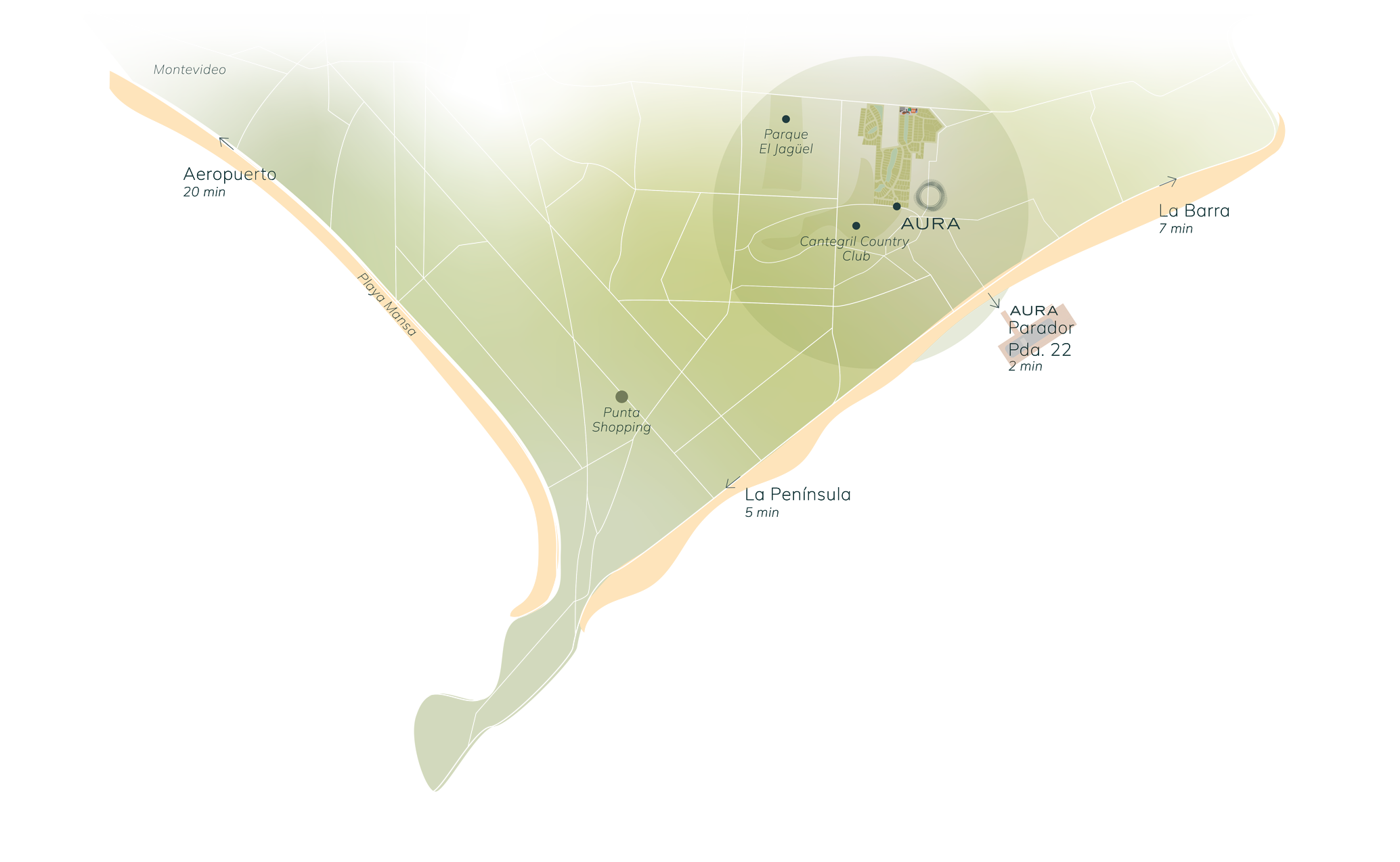 Ubicación de Aura