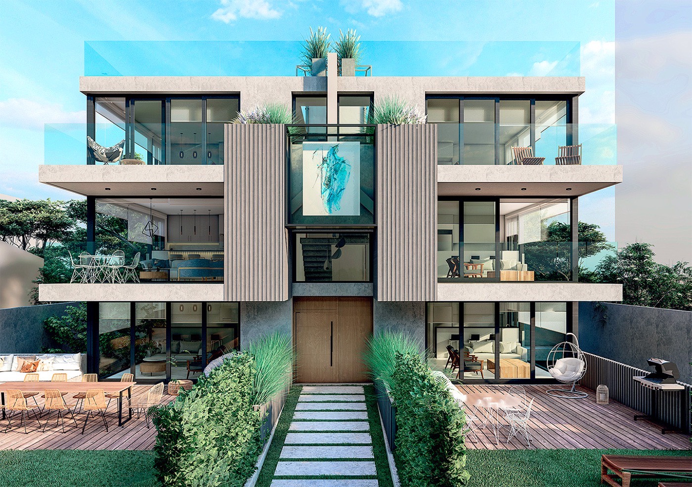 QUBE L'Noff — desarrollo en Rambla Claudio Williman, Parada 10 — Playa Mansa, Punta del Este